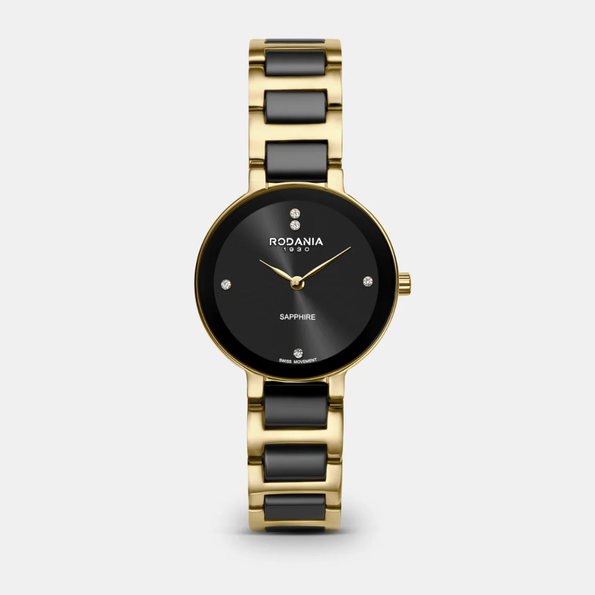 Rodania horloge dames Mystery classic R85007 Black & Gold