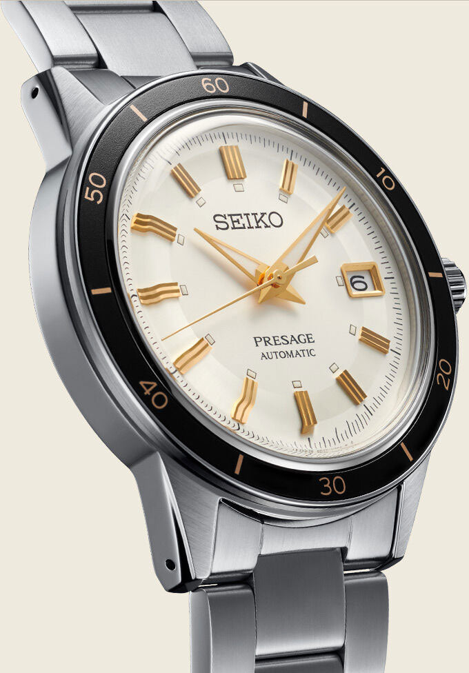 Seiko heren horloge automaat Presage SRPG03J1 Style 60's