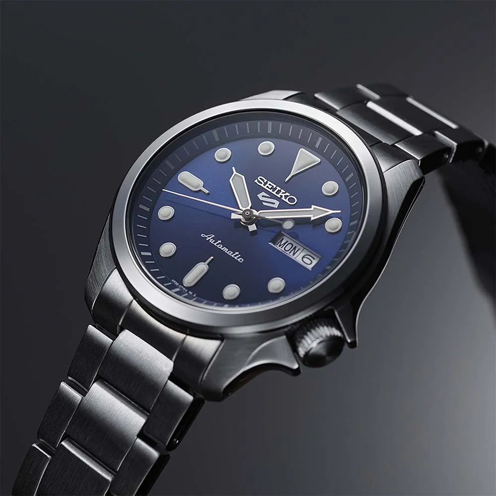 Seiko 5 Sports SRPE53K1 blauwe wijzerplaat Herenhorloge
