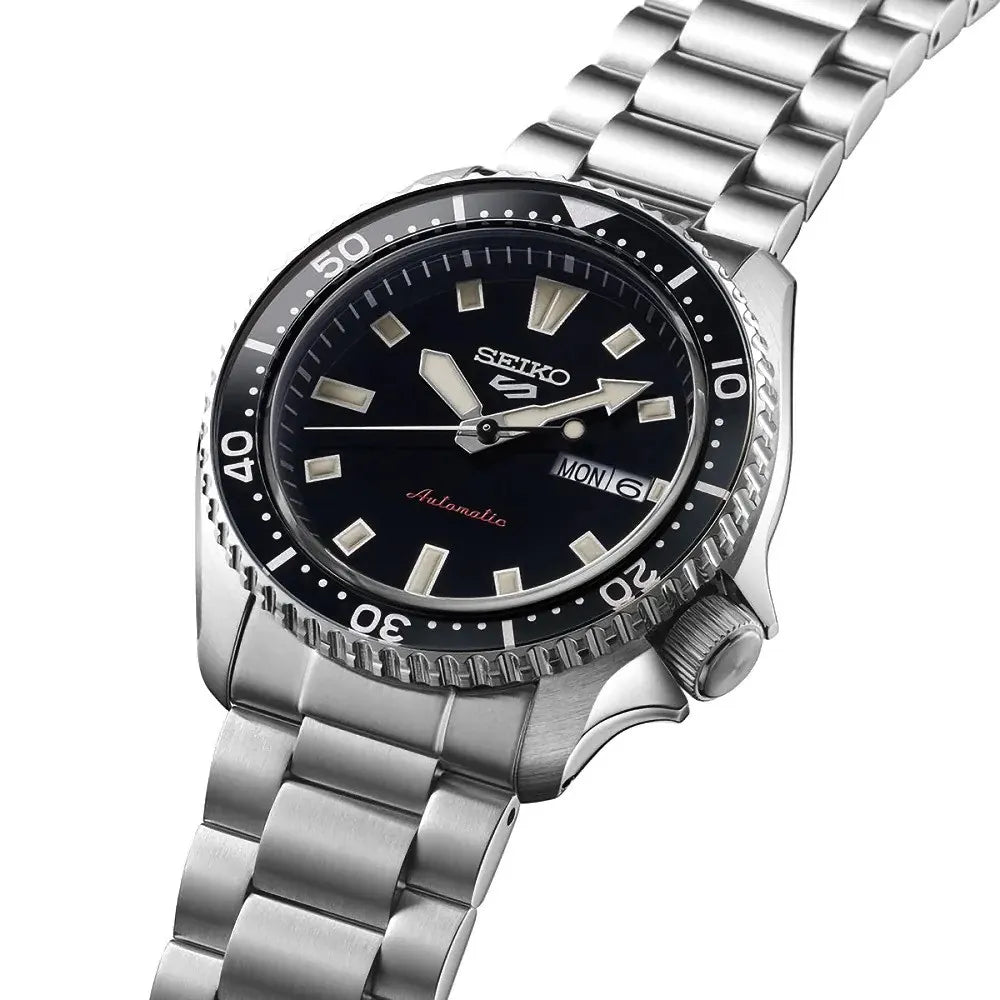 Seiko 5 Sports SRPL85K1 zwarte wijzerplaat Herenhorloge