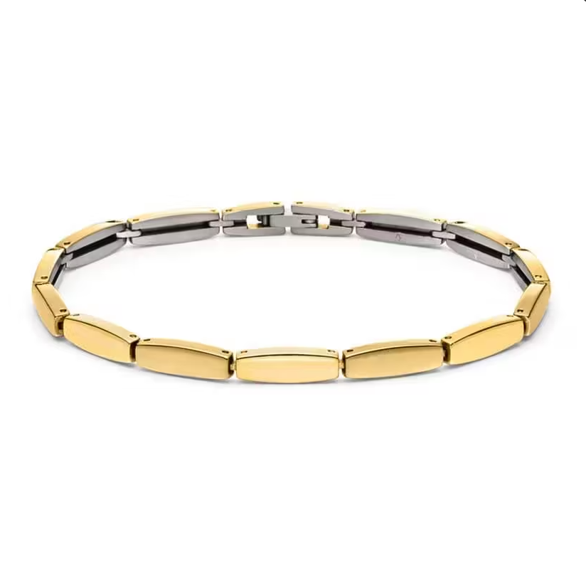 Boccia titanium armband 6/03063-03 goudkleurig
