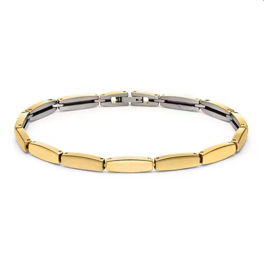 Boccia titanium armband 6/03063-03 goudkleurig