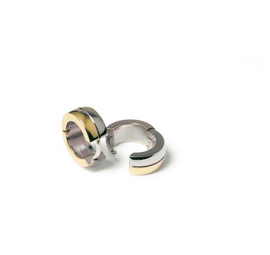 Boccia titanium oorbellen 6/0505-07 bicolor oorringen