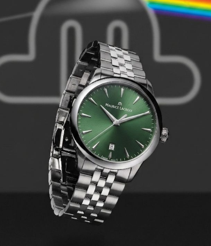Maurice Lacroix horloge 1975 Quartz Date 39mm 751007-SS002-630-1