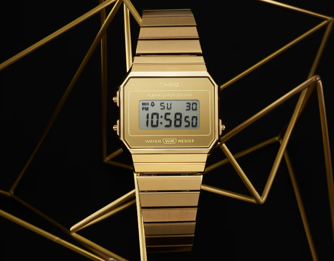 Casio Vintage A700WEVG-9AEF unisex horloge