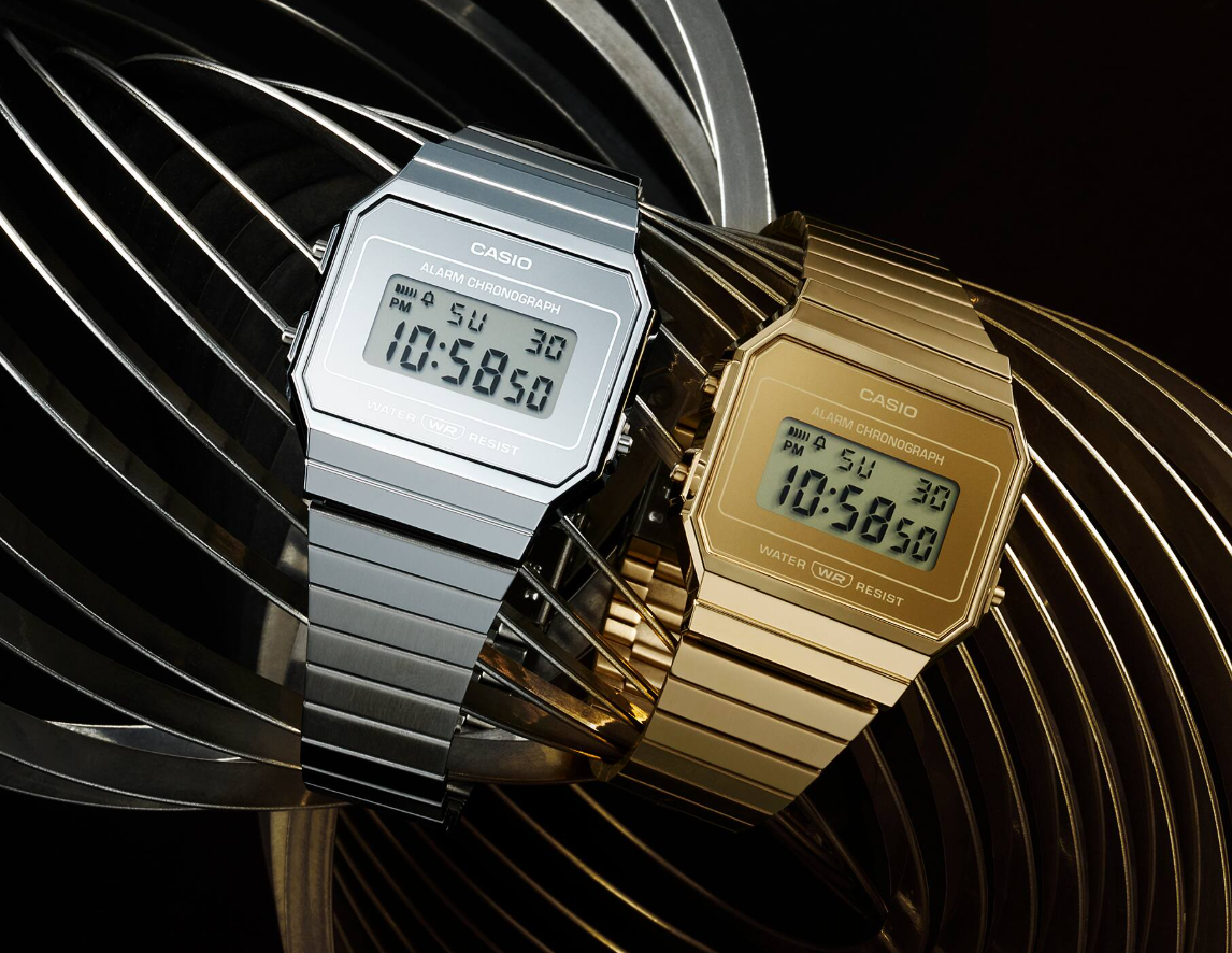 Casio Vintage A700WEVG-9AEF unisex horloge