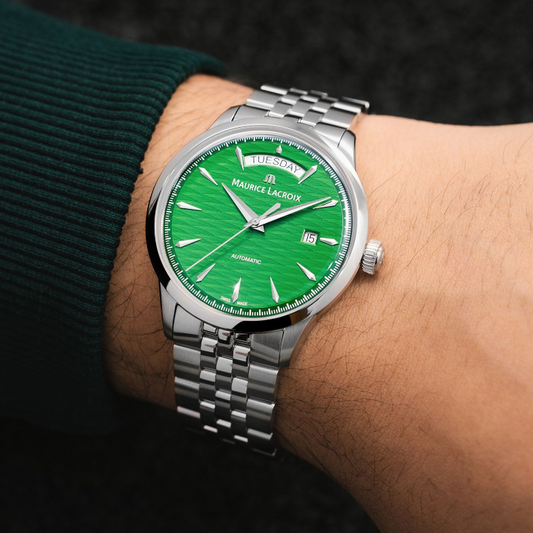 Maurice Lacroix horloge 1975 Automatic Day/Date 40mm limited edition 756058-SS002-630-1