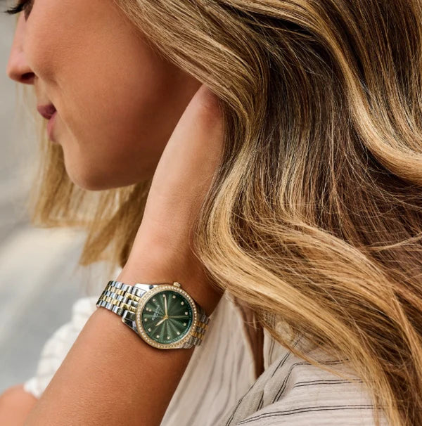 rodania dames groene wijzerplaat