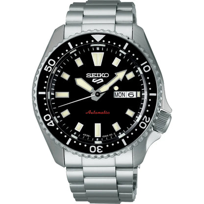 Seiko 5 Sports SRPL85K1 zwarte wijzerplaat Herenhorloge
