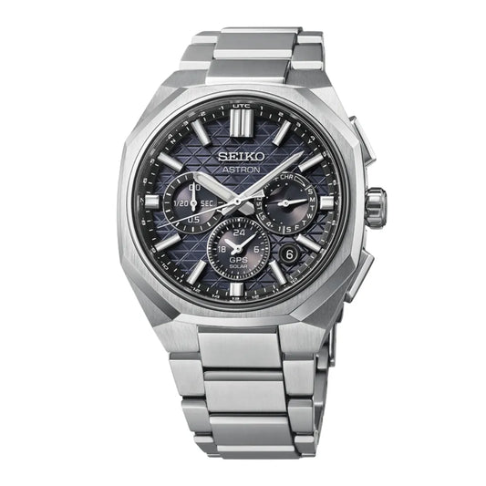 Seiko Astron HAB002J1 titanium herenhorloge GPS solar chrono zwart
