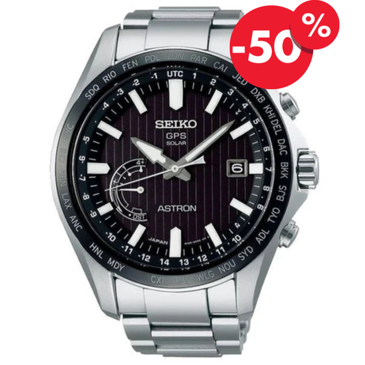 Seiko Astron SSE161J1 herenhorloge GPS-solar met 50% korting