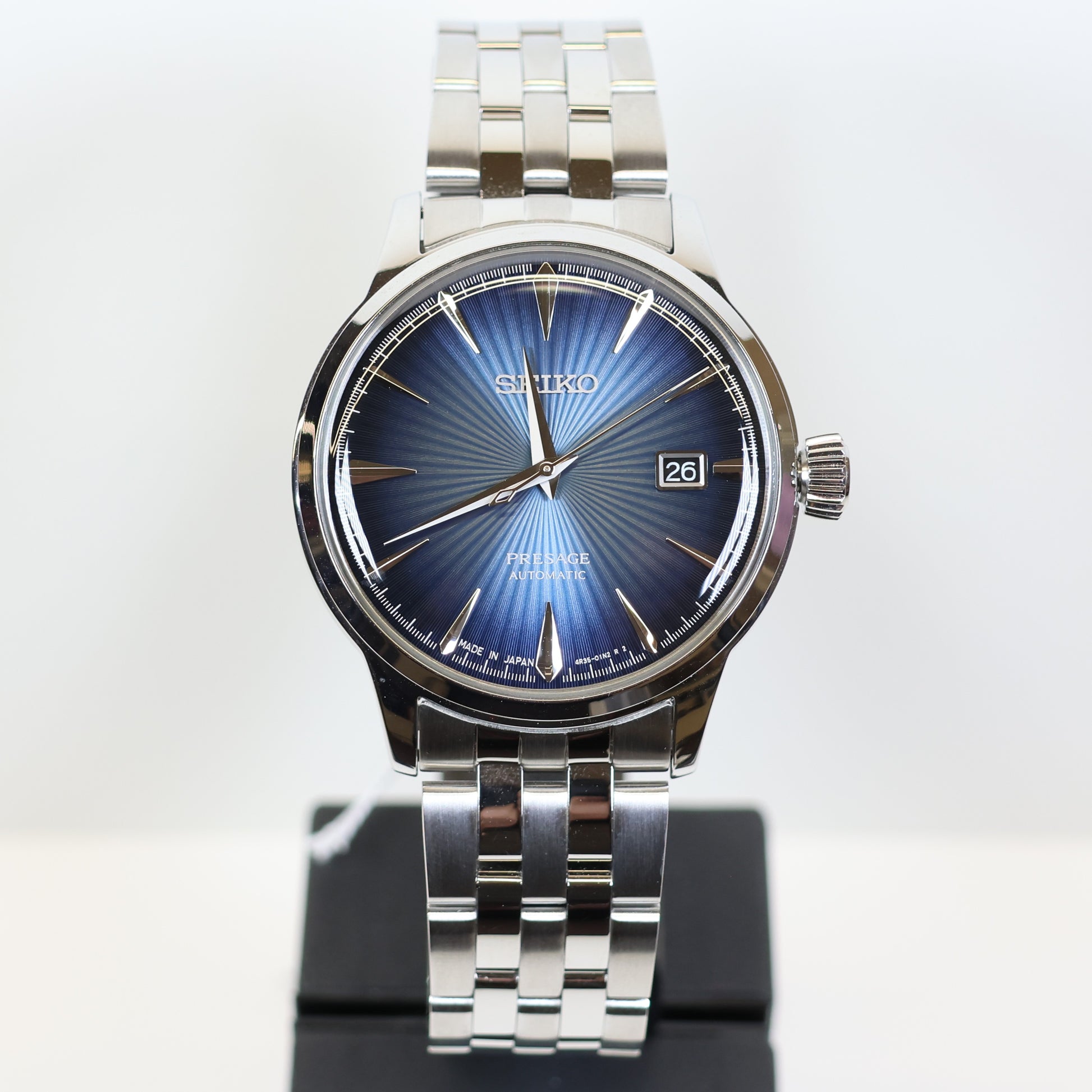 Seiko Presage horloge SRPB41J1 automatic heren blauw