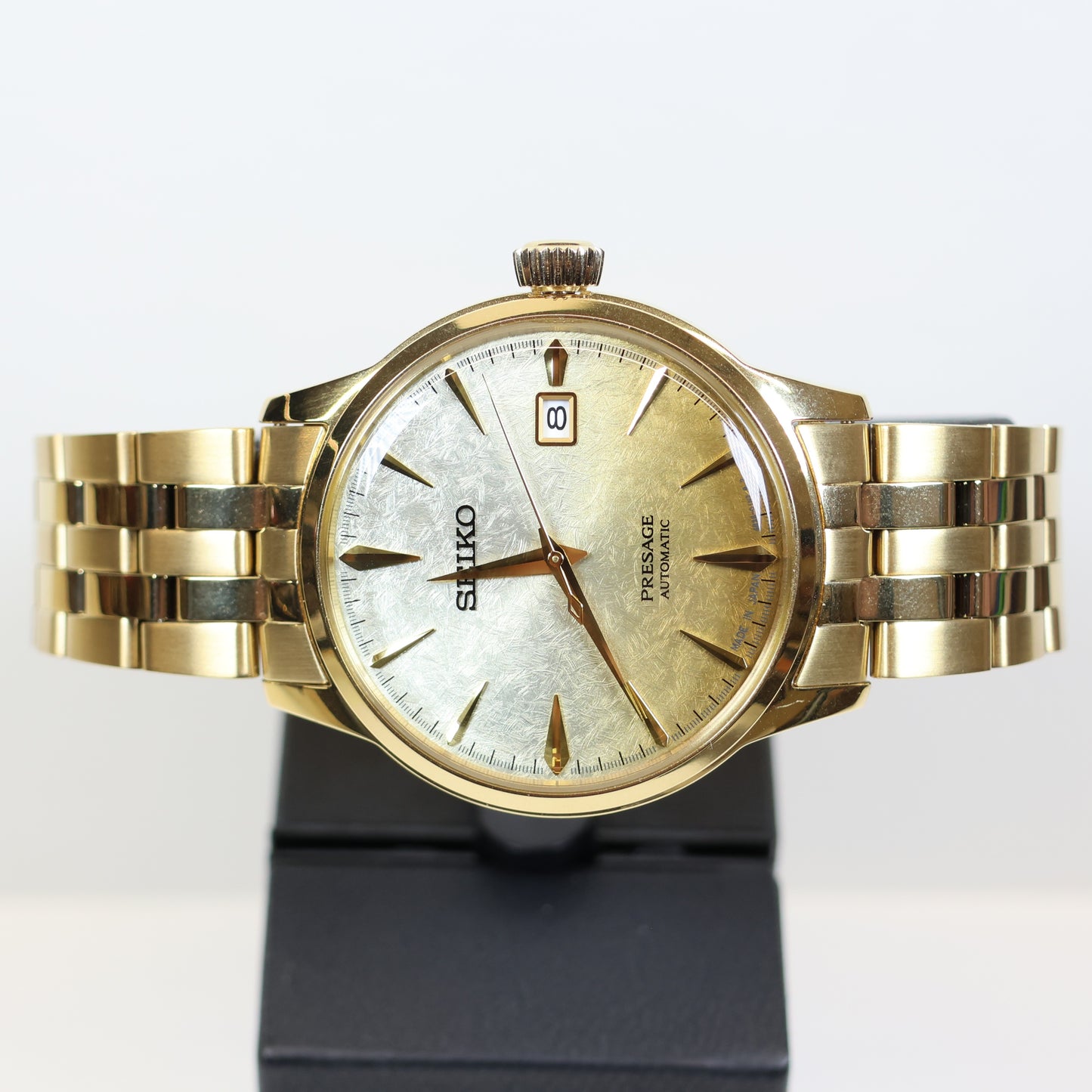 Seiko Presage horloge SRPK46J1 automatic heren goud
