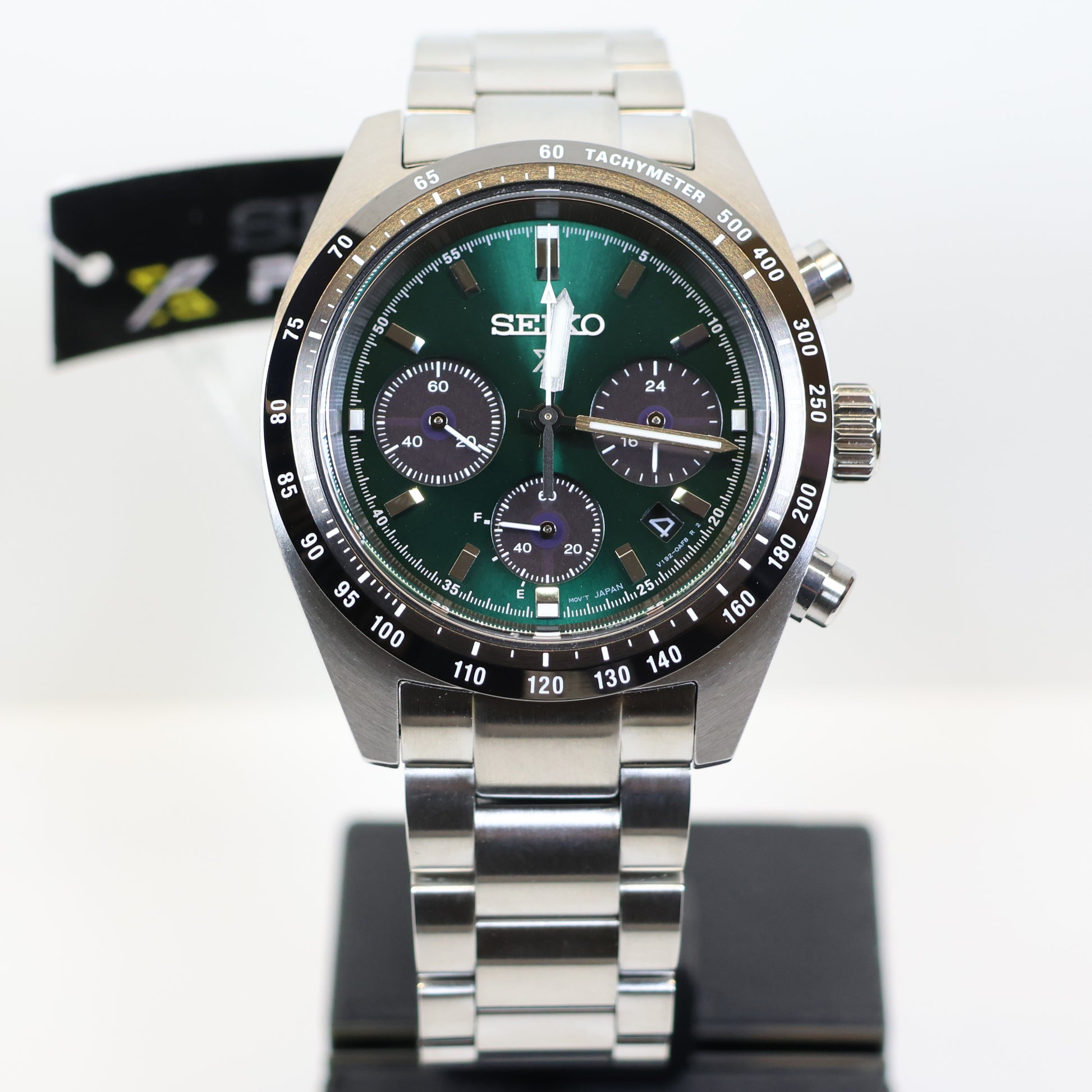Seiko Prospex horloge SSC933P1 speedtimer heren solar chrono groen