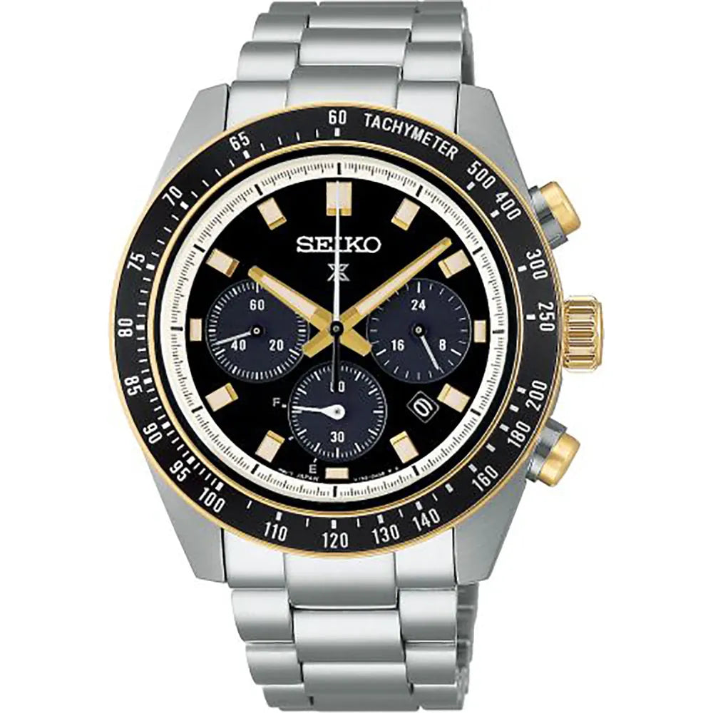 Seiko Prospex horloge SSC941P1 speedtimer heren chrono zwart gold