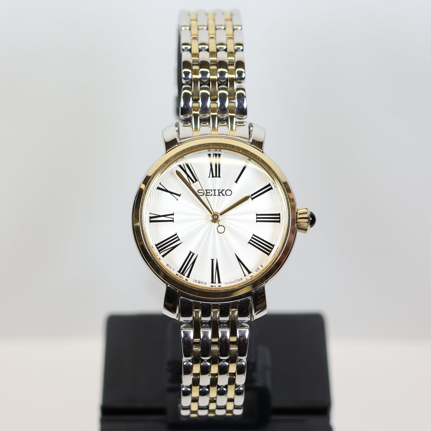Seiko horloge dames SRZ496P1 quartz roman bicolor