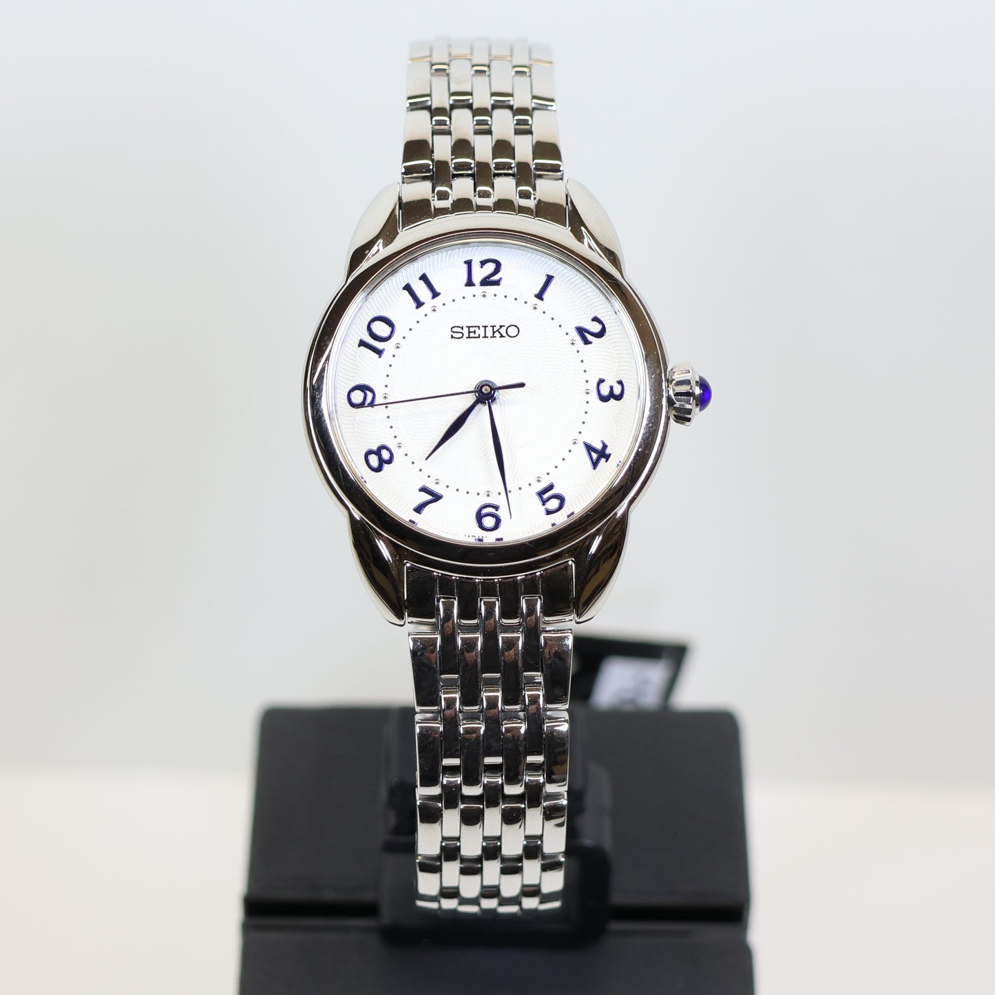 Seiko horloge dames SUR561P1 quartz white dial Arabische cijfers