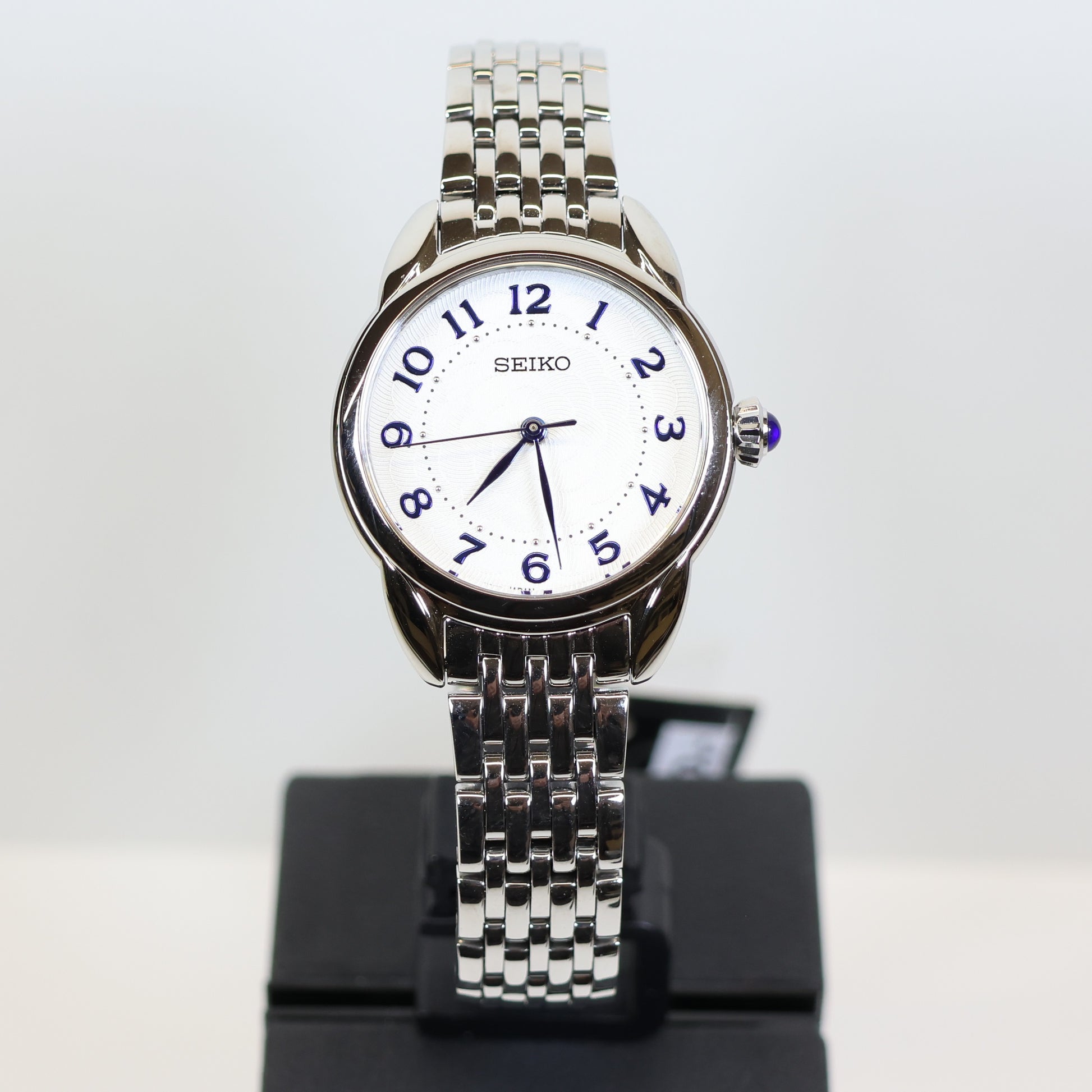 Seiko horloge dames SUR561P1 quartz white dial Arabische cijfers