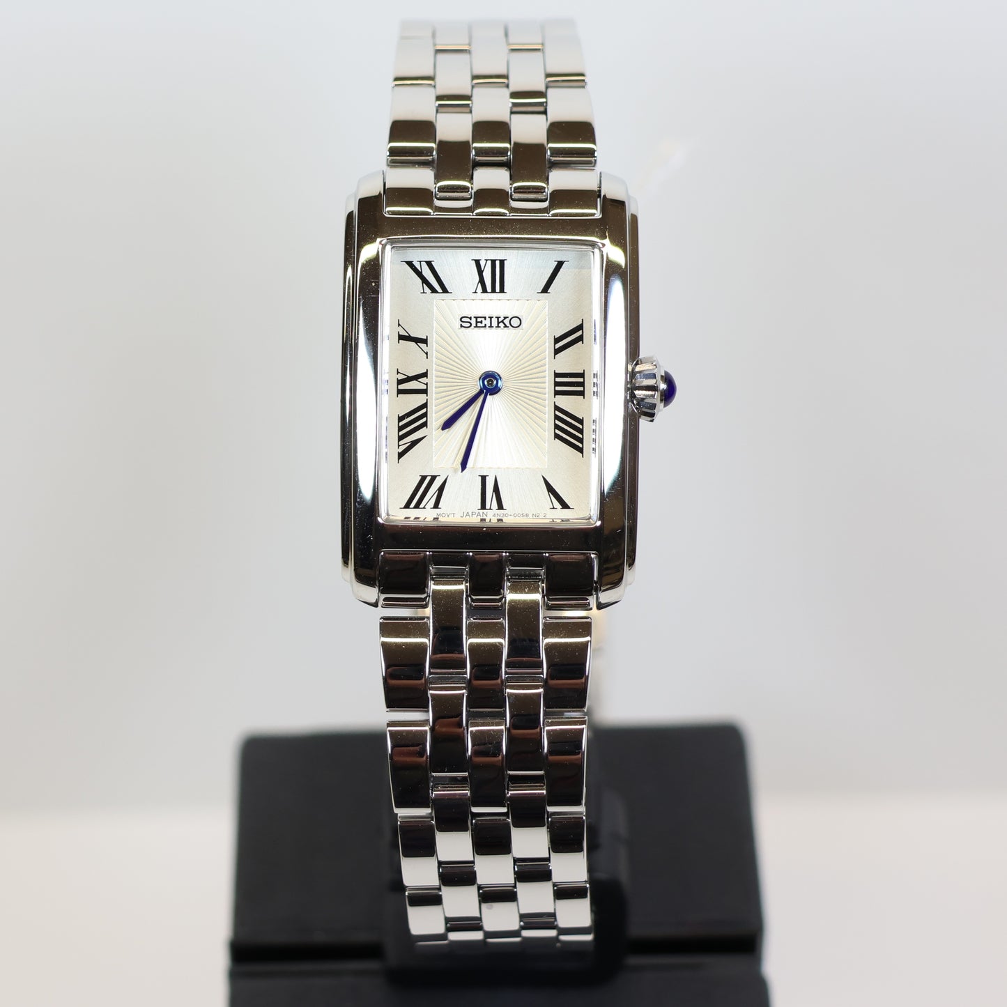 Seiko horloge dames SWR083P1 quartz square creme dial