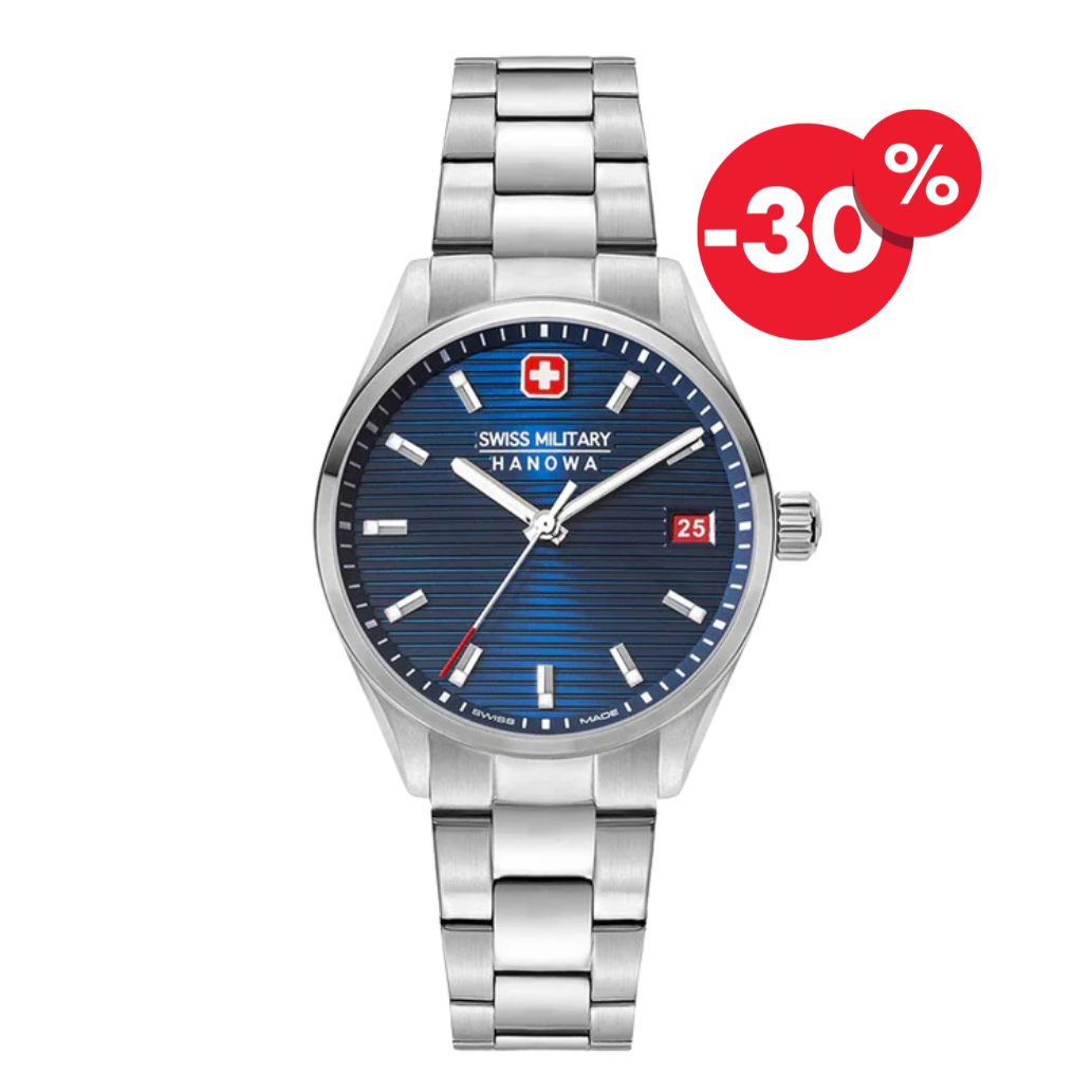 Swiss Military Hanowa horloge dames SMWLH2200202 blue dial