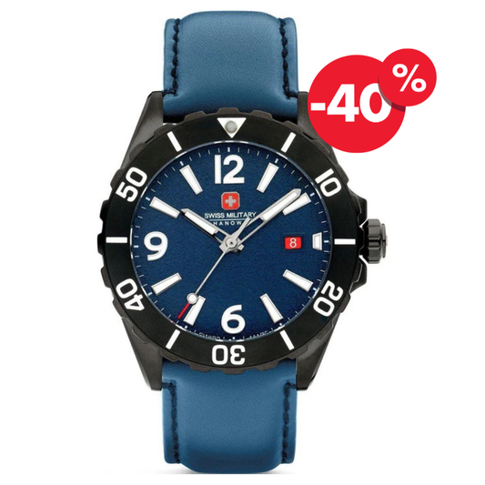 Swiss Military Hanowa horloge heren SMWGB0000250 blue