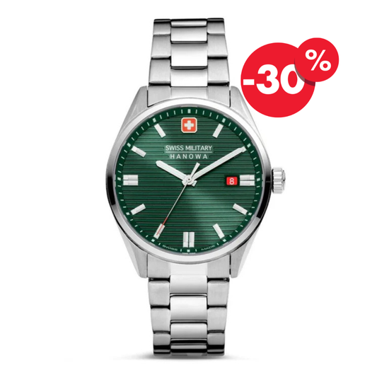 Swiss Military Hanowa horloge heren SMWGH2200105 green dial