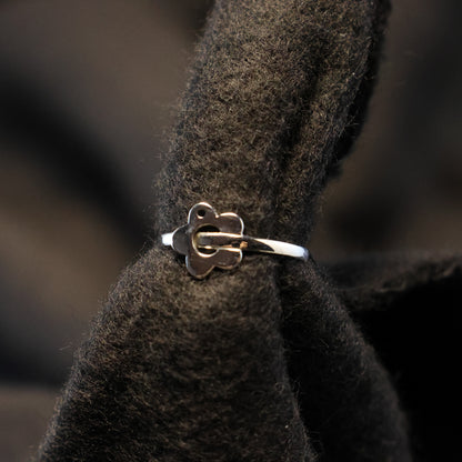Zilveren Kids bloem ring 962444