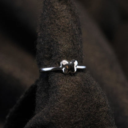 Zilveren Kids vlinder ring 261094