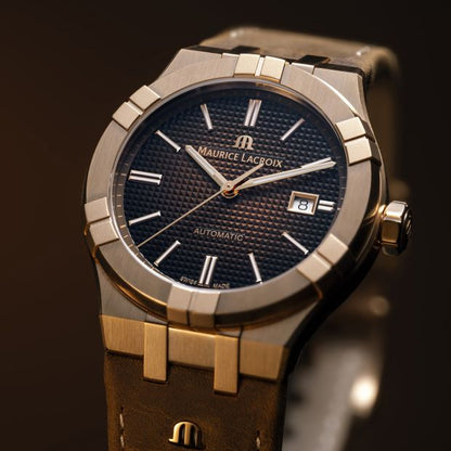 MAURICE LACROIX AIKON AUTOMATIC DATE 42MM BRONZE LIMITED EDITION 888PCS
AI6008-BRZ01-730-3
