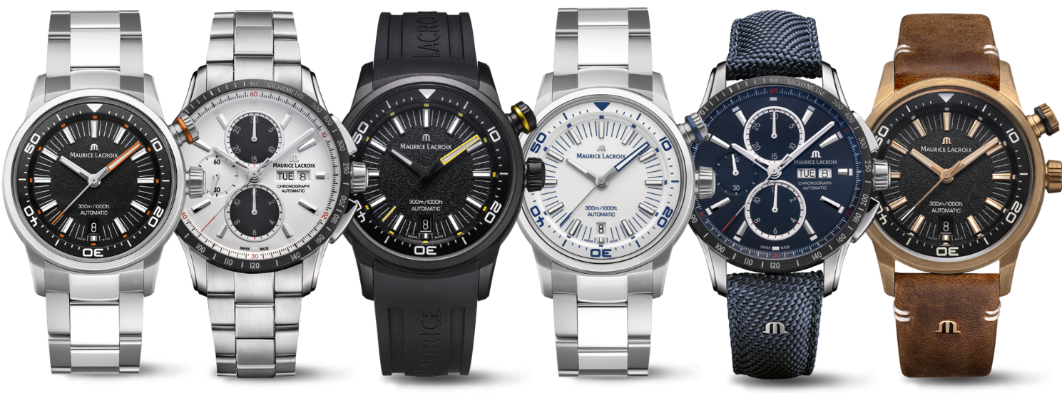 banner van maurice lacroix pontos horloges collectie