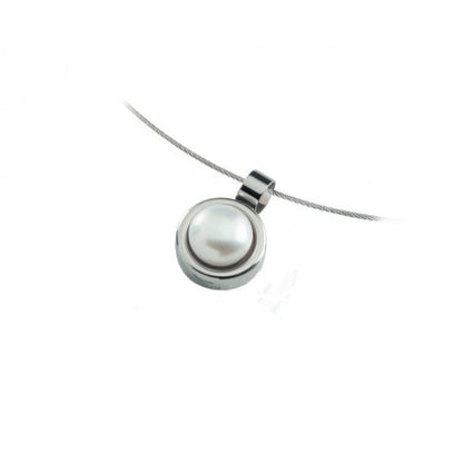Boccia Titanium hanger met parel 07002-01
