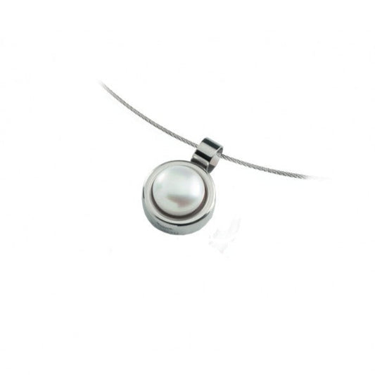 Boccia Titanium hanger met parel 07002-01
