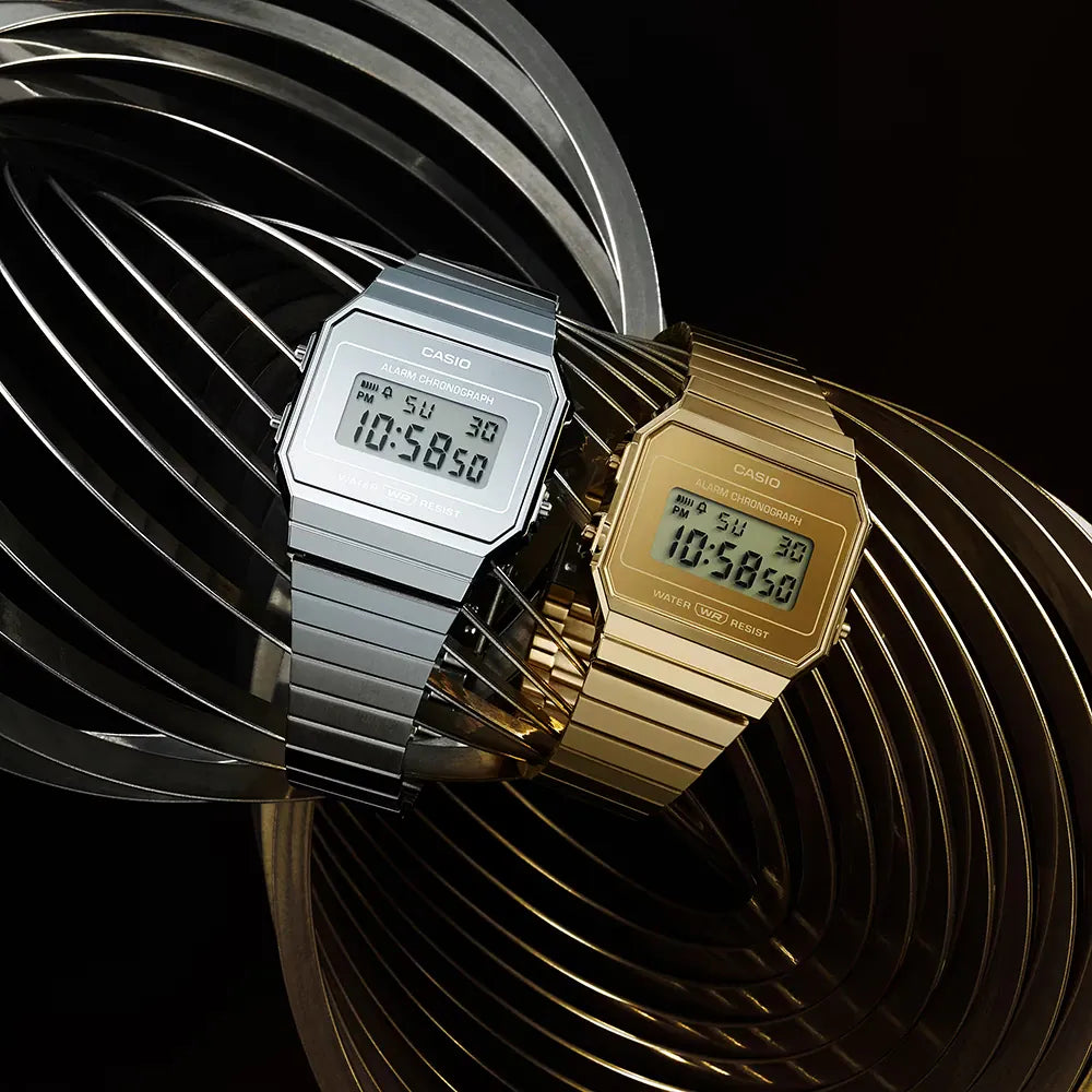 Casio vintage horloge A700WEV-7AEF zilver
