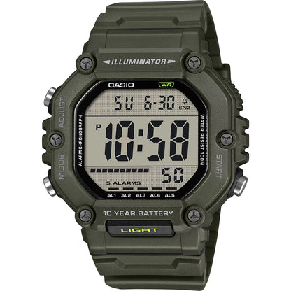 Casio horloge AE-1600HX-3AVEF digitaal groen