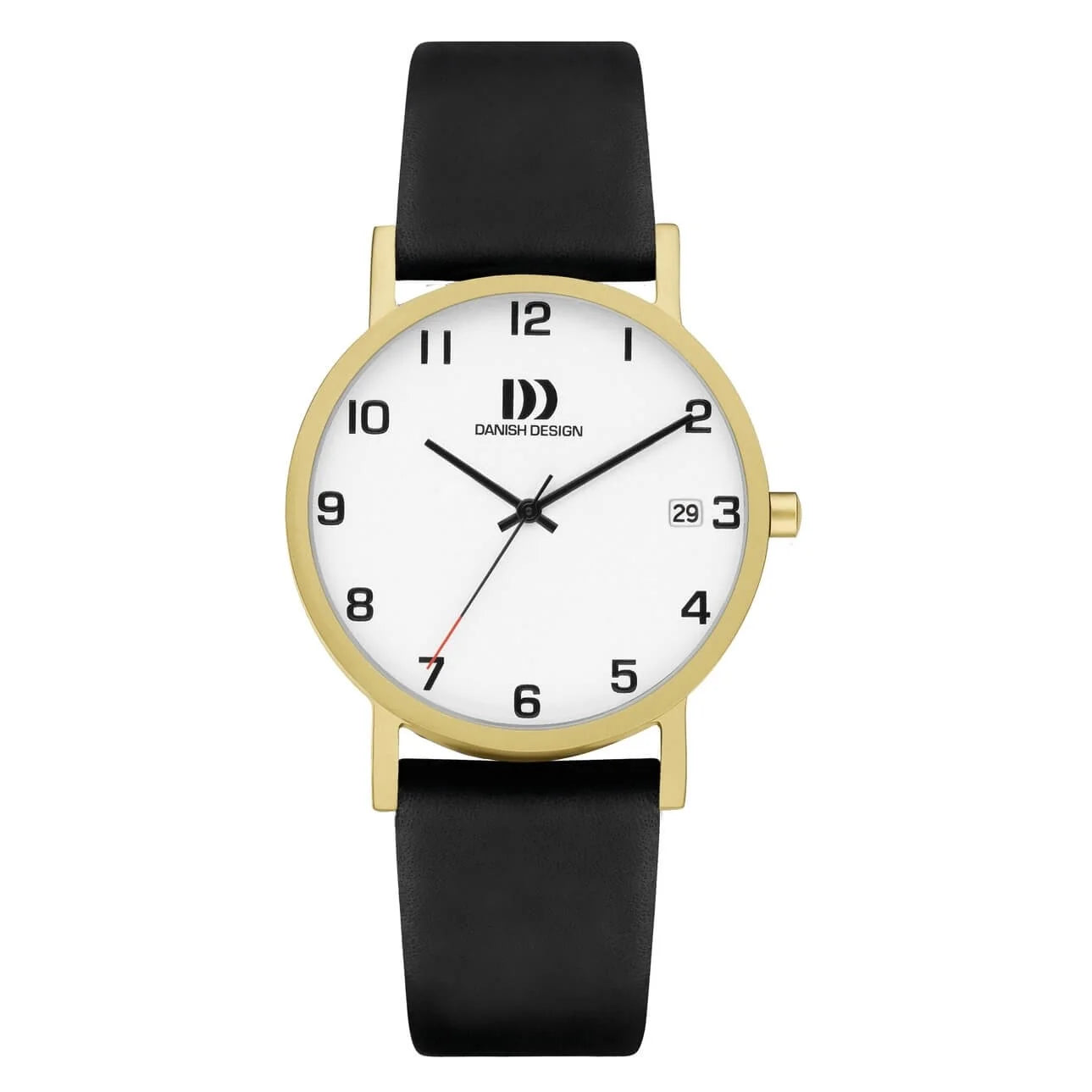Danish Design IQ81Q199 Gold Titanium unisex horloge antiallergisch