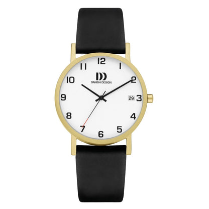 Danish Design IQ81Q199 Gold Titanium unisex horloge antiallergisch