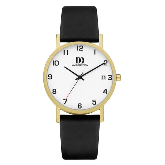 Danish Design IQ81Q199 Gold Titanium unisex horloge antiallergisch
