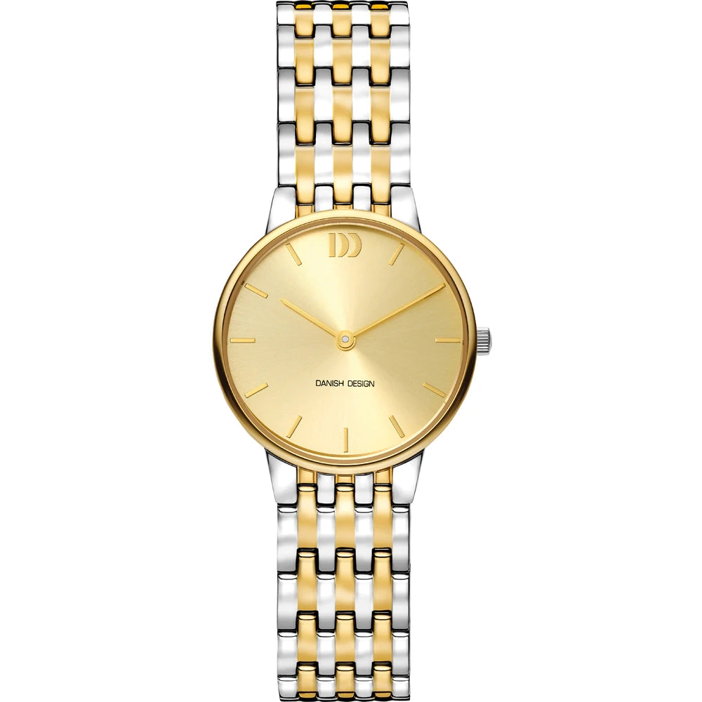 Danish Design IV90Q1311 Tidløs quartz dameshorloge Bicolor
