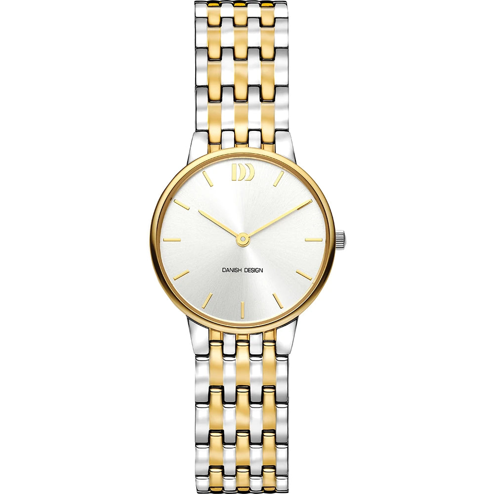 Danish Design IV95Q1311 Tidløs quartz dameshorloge Bicolor