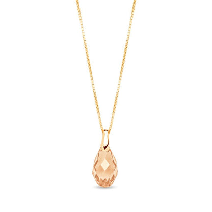 Spark 18karaat vergulde zilveren ketting met Swarovski kristallen NG601013GS