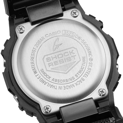Casio G-shock horloge DW-5600MNC-1ER Origin FIDLOCK® Zwart