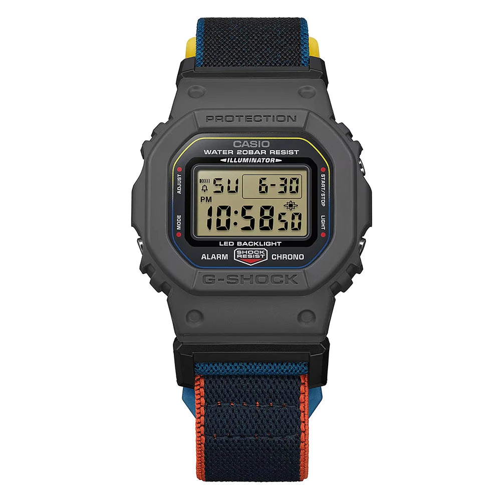 Casio G-shock horloge DW-5600MNC-8A2ER Origin FIDLOCK® multicolor