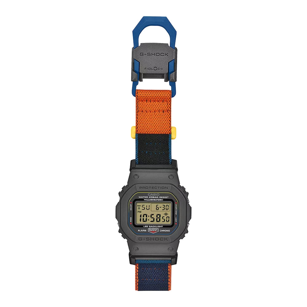 Casio G-shock horloge DW-5600MNC-8A2ER Origin FIDLOCK® multicolor