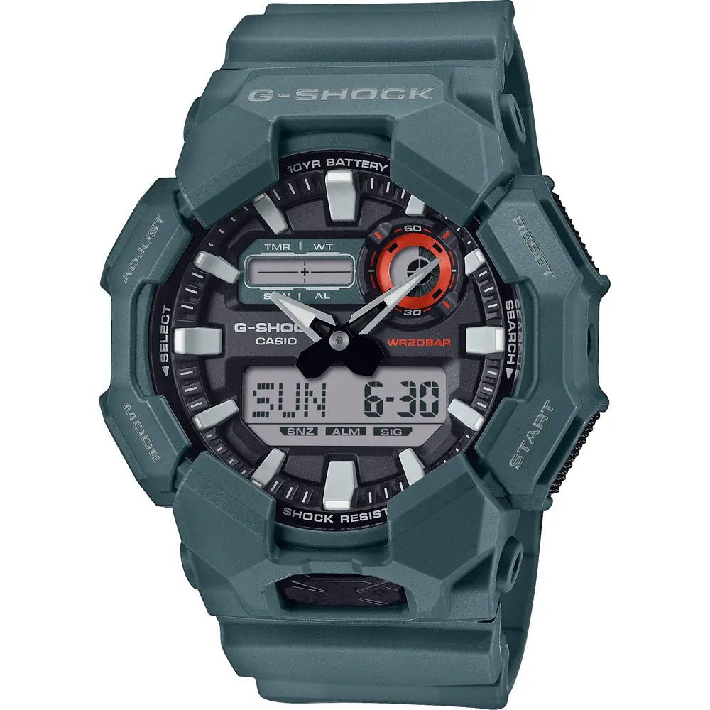 Casio G-shock horloge GA-010-2AER groen-blauw