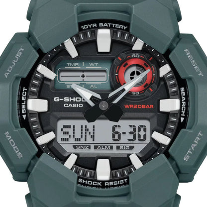 Casio G-shock horloge GA-010-2AER groen-blauw