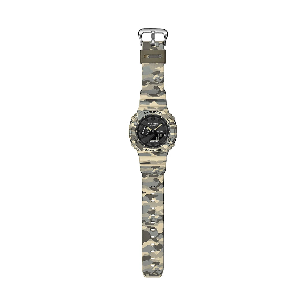 Casio G-shock horloge GA-2100CM-5AER camo ana-digi