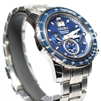 Seiko herenhorloge Sportura SPC135P1 chrono blue dial