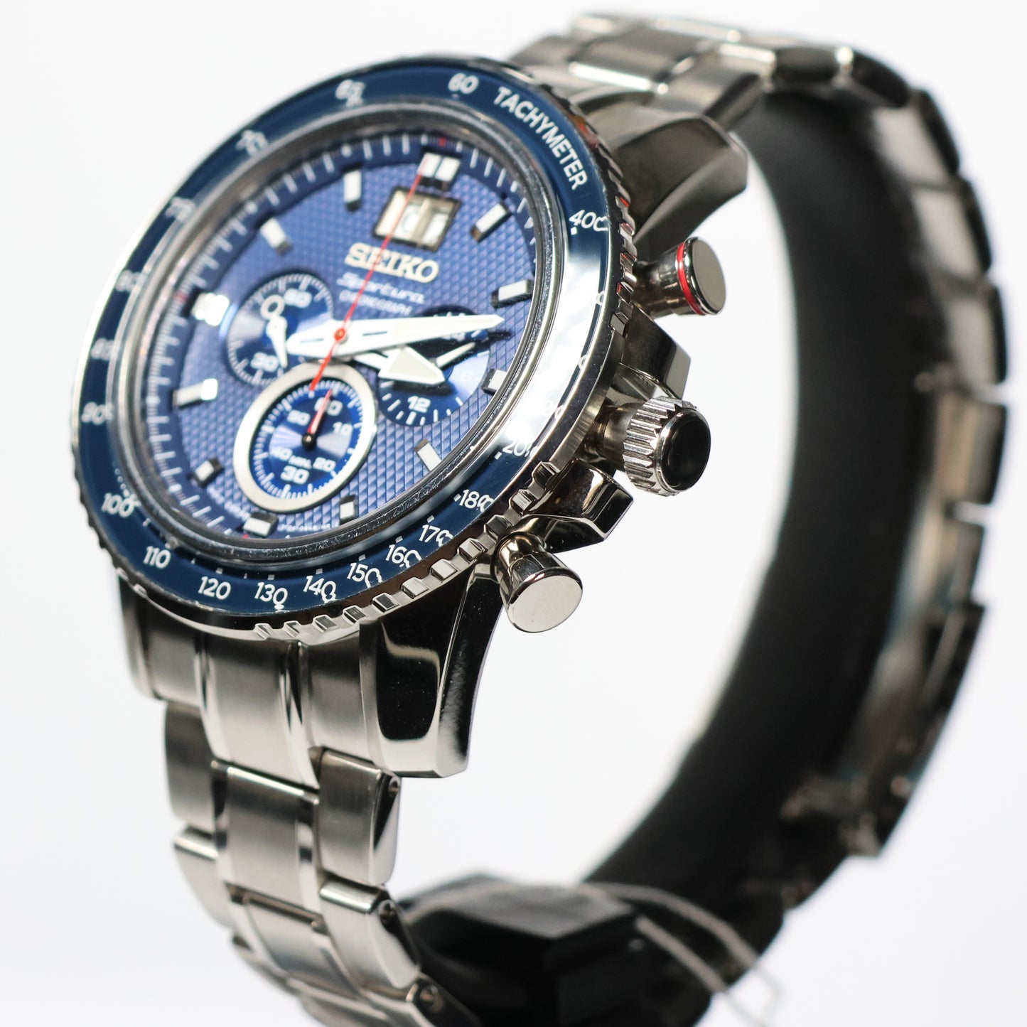 Seiko herenhorloge Sportura SPC135P1 chrono blue dial