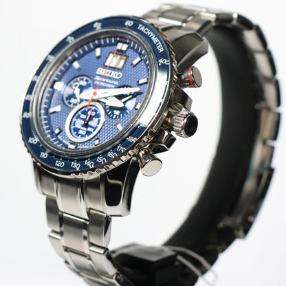 Seiko herenhorloge Sportura SPC135P1 chrono blue dial