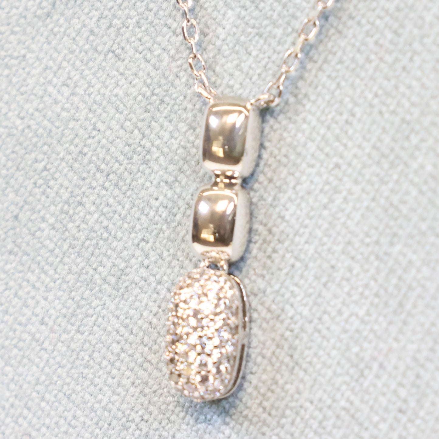 Naiomy silver zilveren ketting met tussenstuk N1D55